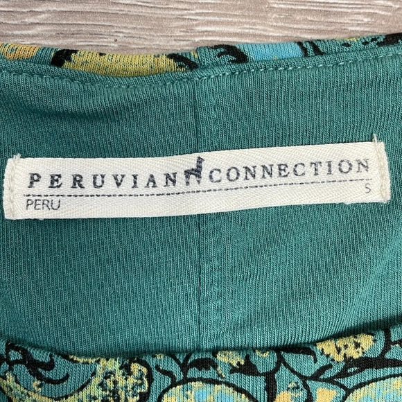 Peruvian Connection Pima Cotton Sleeveless Sheath Tank Dress S - Picture 7 of 15